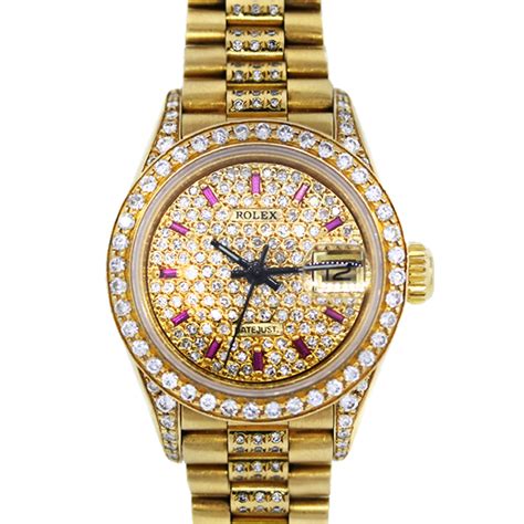 rolex with diamonds all over|rolex with diamonds women's.